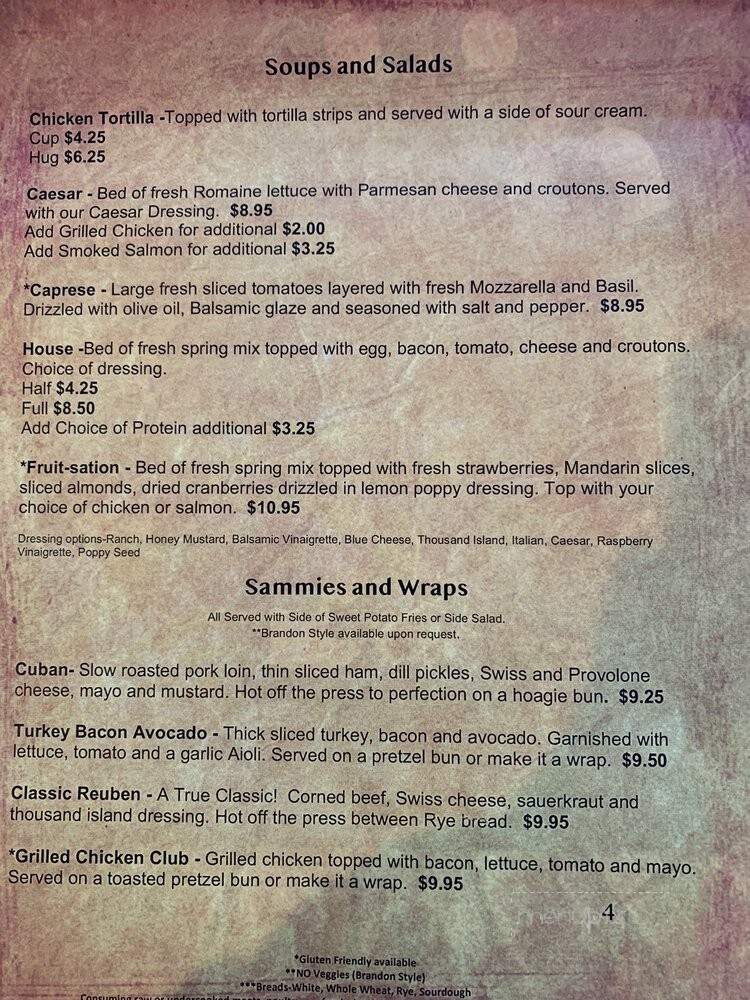 EJ's - White House, TN menu_pic