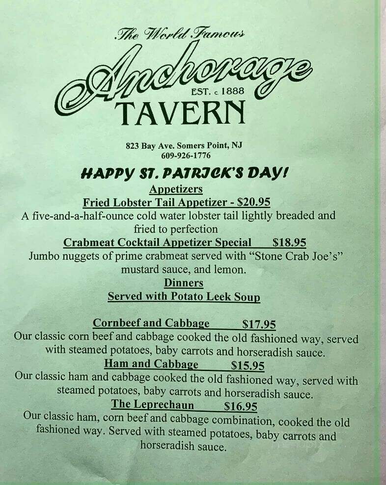 Anchorage Tavern Restaurant - Somers Point, NJ