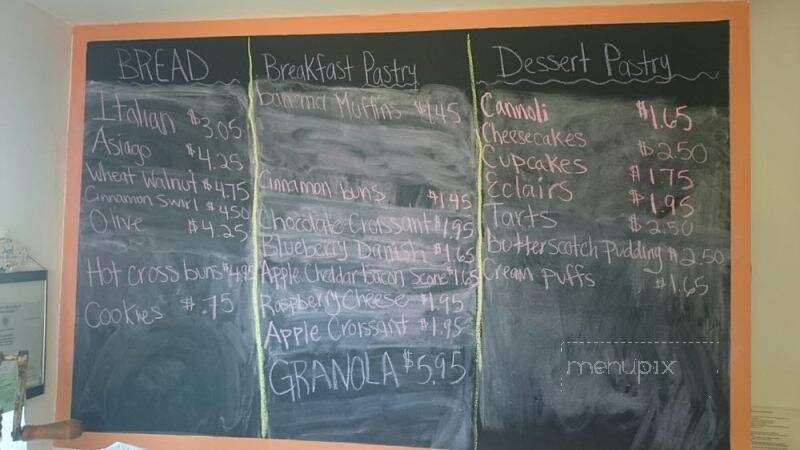 Vesta Bakery - Westerly, RI menu_pic