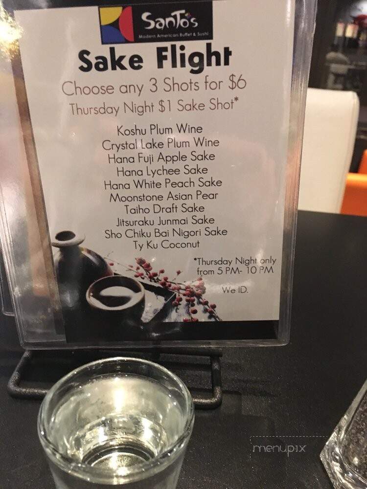 SanTo's Modern American Buffet Sushi - Coconut Creek, FL menu_pic