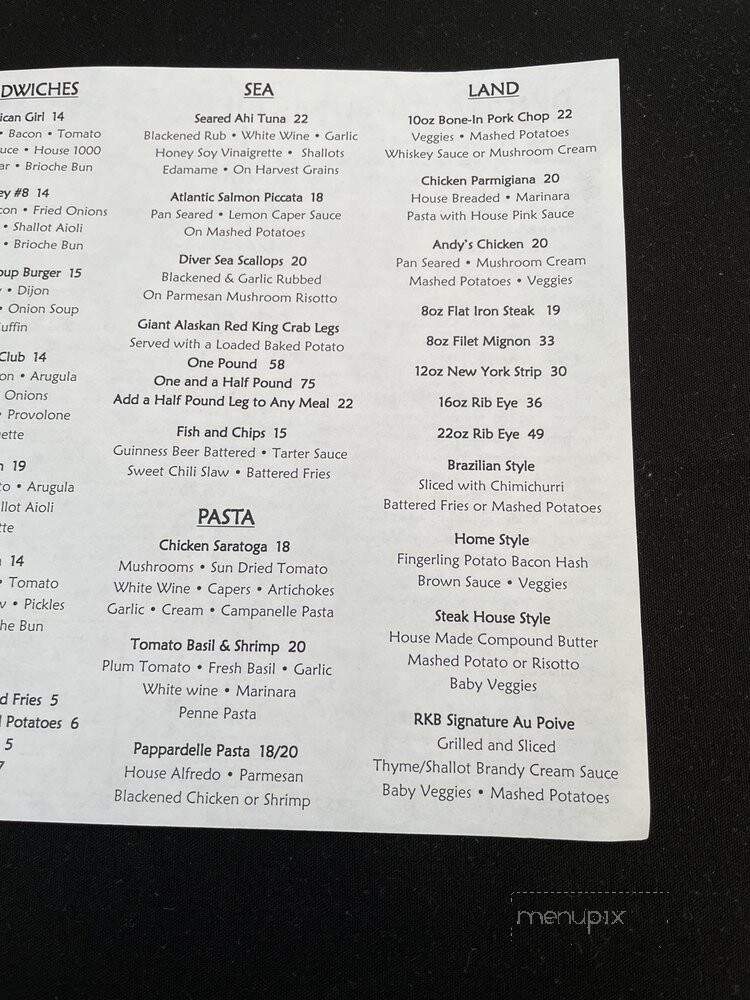 Rembrandt's Beautiful Food - Placentia, CA menu_pic