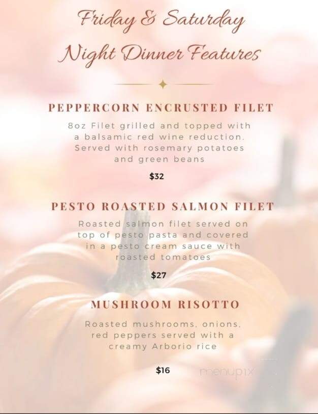 Park Hills Country Club - Altoona, PA menu_pic