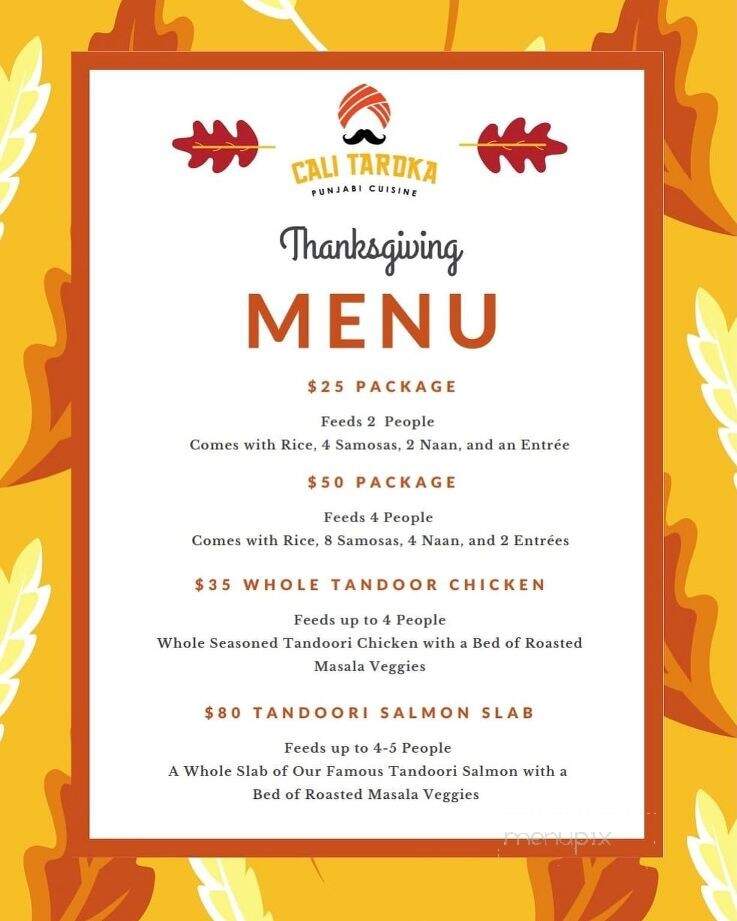 Cali Tardka - Riverside, CA menu_pic
