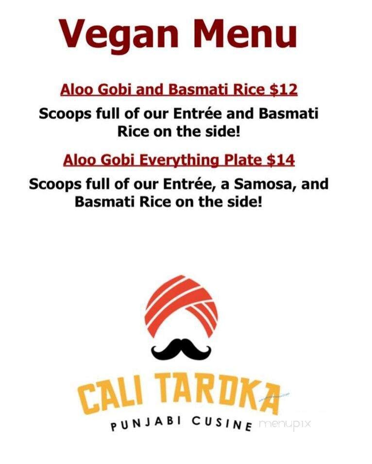 Cali Tardka - Riverside, CA menu_pic