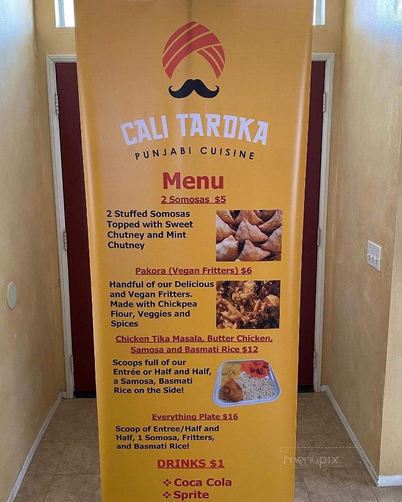 Cali Tardka - Riverside, CA menu_pic