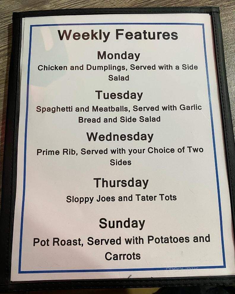 Waterside Bar & Grill - Catawba, NC menu_pic