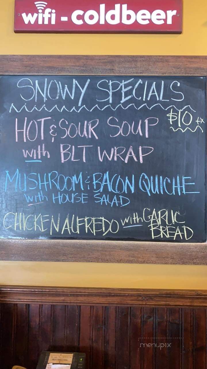 The Spitfire Arms Ale House - Windsor, NS menu_pic