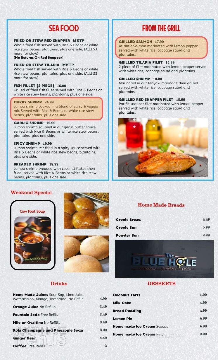 The Blue Hole - Gardena, CA menu_pic