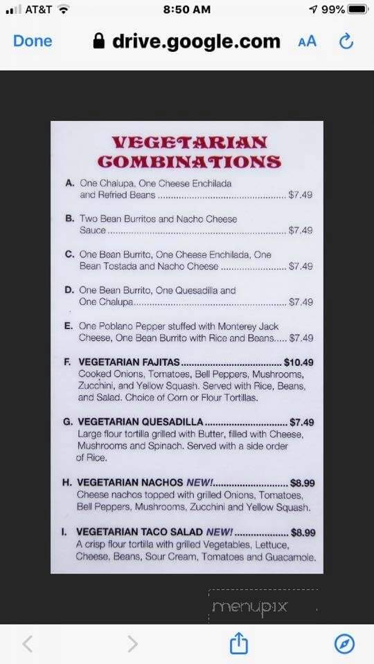 Maya Authentic Mexican Cuisine - Pittsfield, IL menu_pic