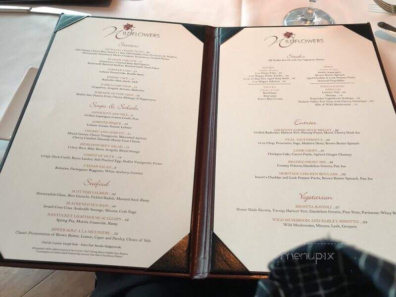Wildflowers at Turning Stone - Verona, NY menu_pic