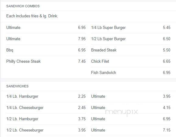 Henderson's - Thomasville, GA menu_pic