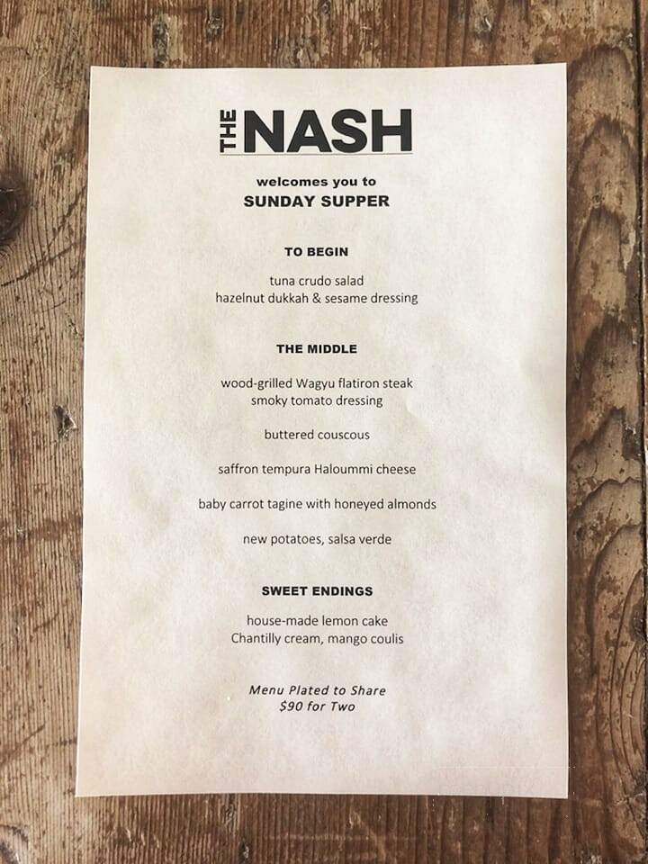 The Nash - Calgary, AB menu_pic