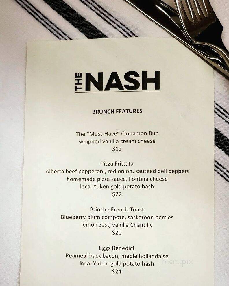 The Nash - Calgary, AB menu_pic