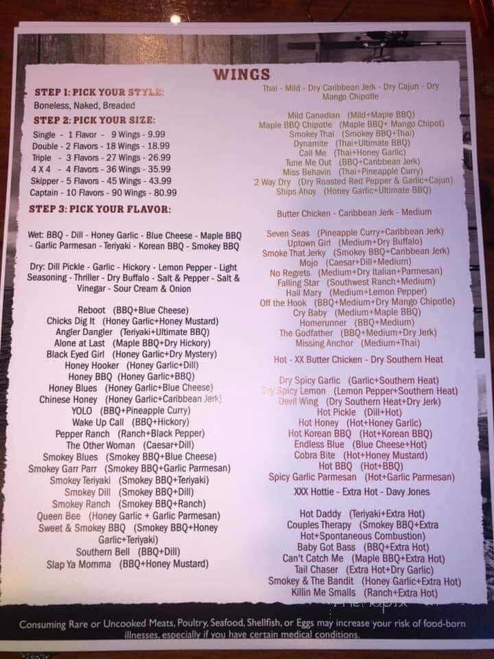 Sunken Ship - Counce, TN menu_pic