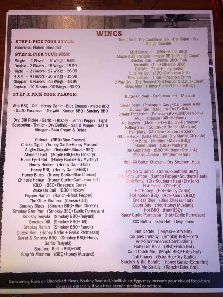 Sunken Ship - Counce, TN menu_pic
