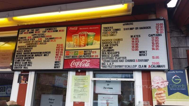 Little Anthony's Seafood Emprm - Winchendon, MA menu_pic
