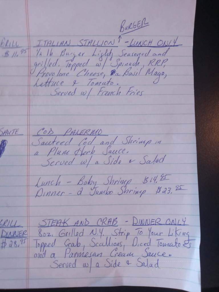 Al an' Rubens - Washington, PA menu_pic