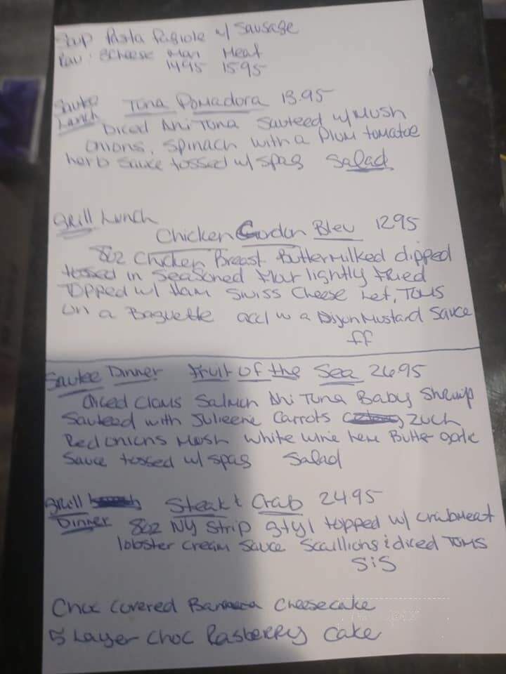 Al an' Rubens - Washington, PA menu_pic
