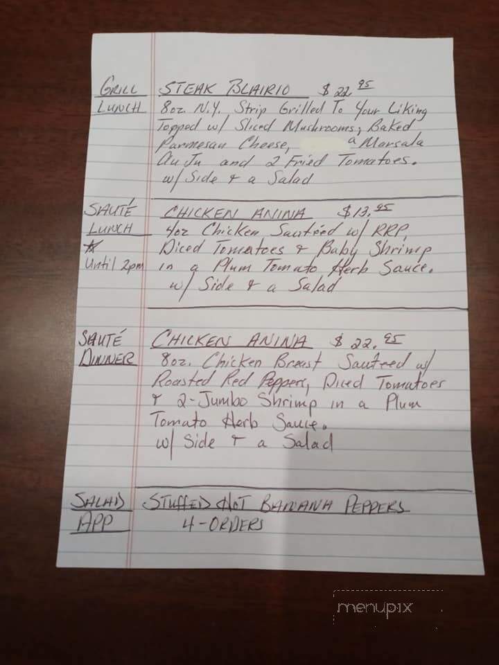 Al an' Rubens - Washington, PA menu_pic