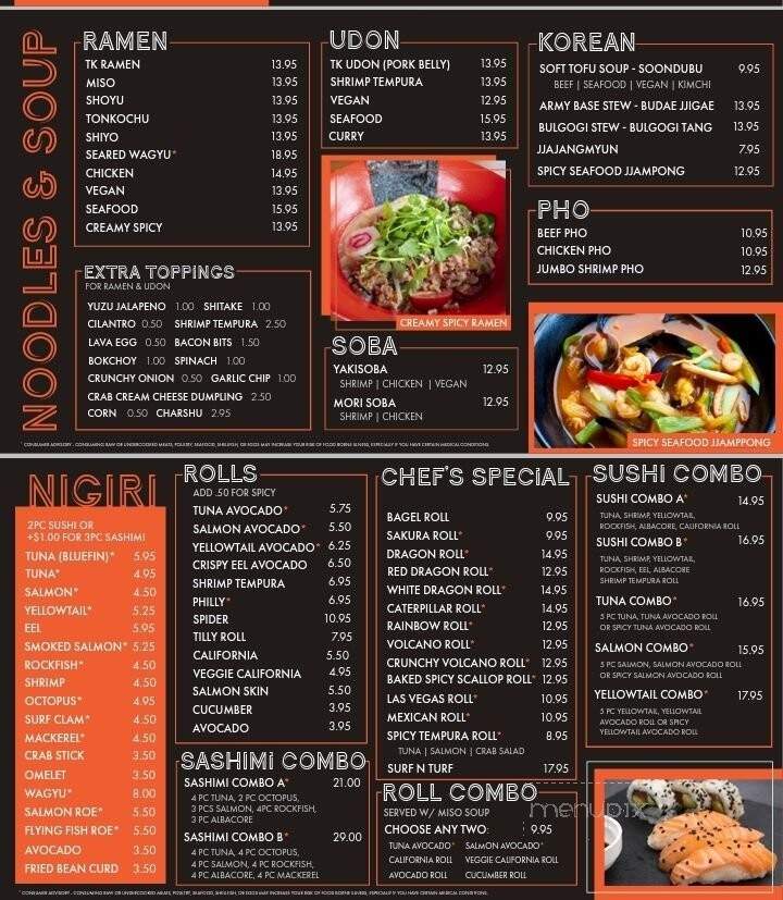 Tilly Kitchen - Chantilly, VA menu_pic