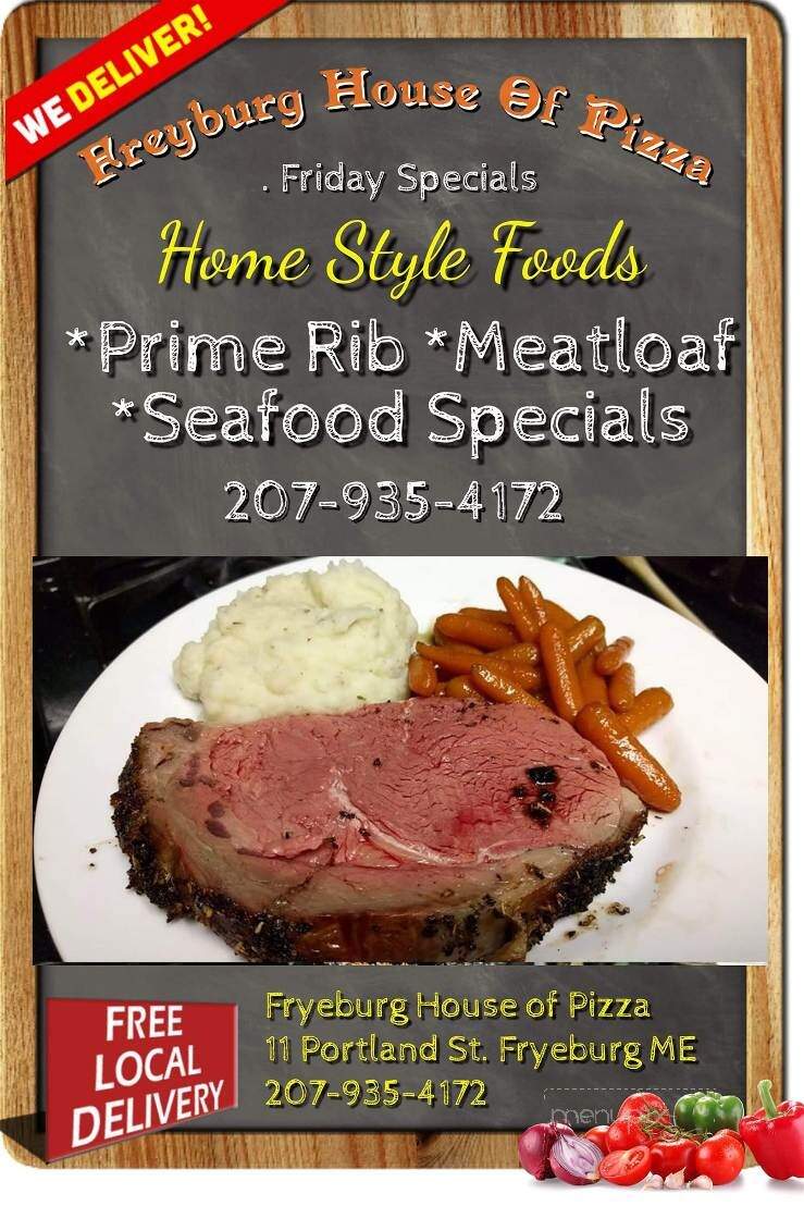 The top of the ninth - Fryeburg, ME menu_pic