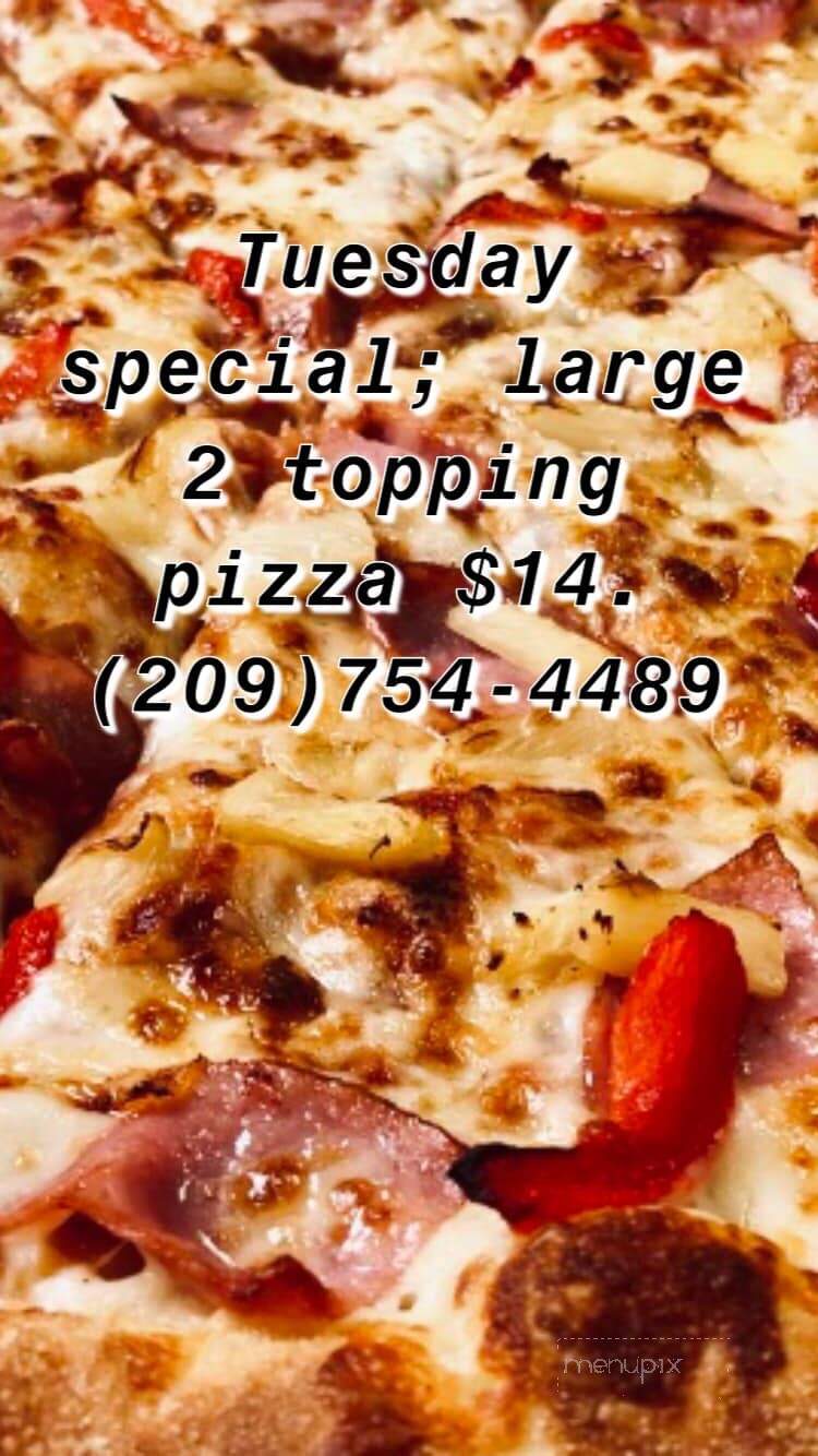 Rollin Dough Pizza - San Andreas, CA menu_pic