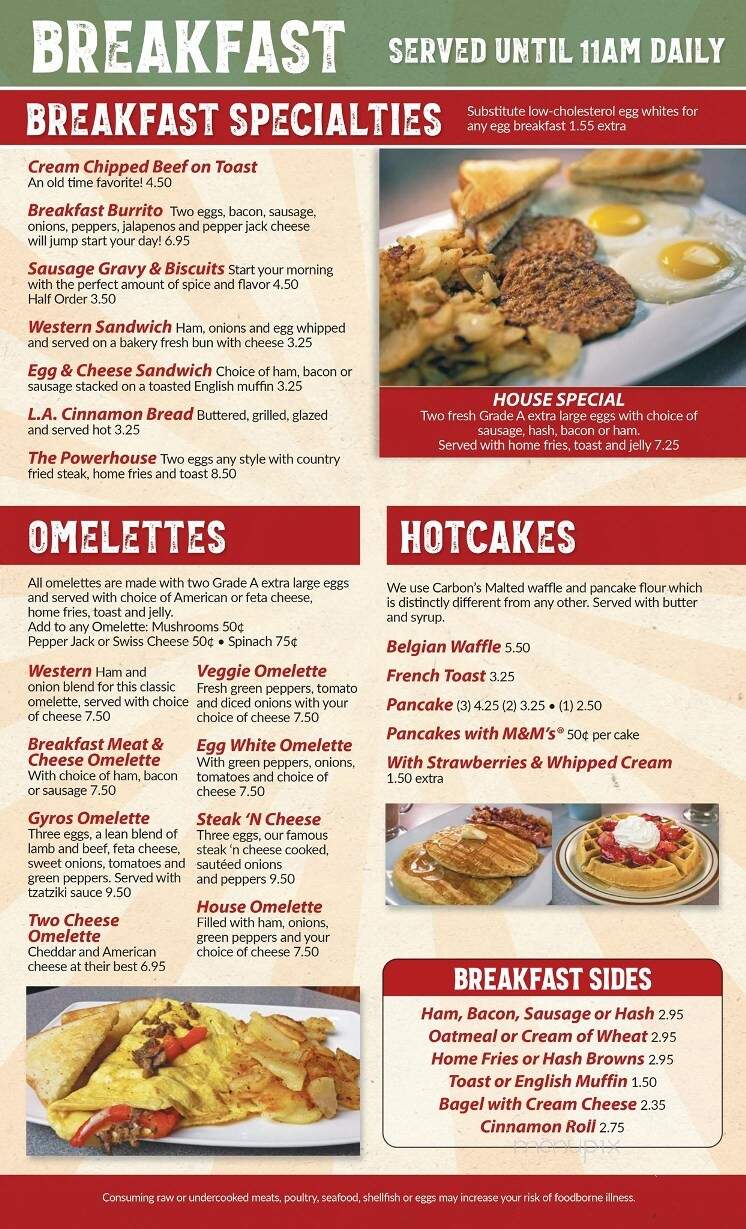 Texas Hot Lunch - Kane, PA menu_pic
