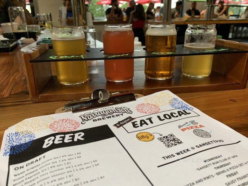 Narragansett Brewing Company - Providence, RI menu_pic