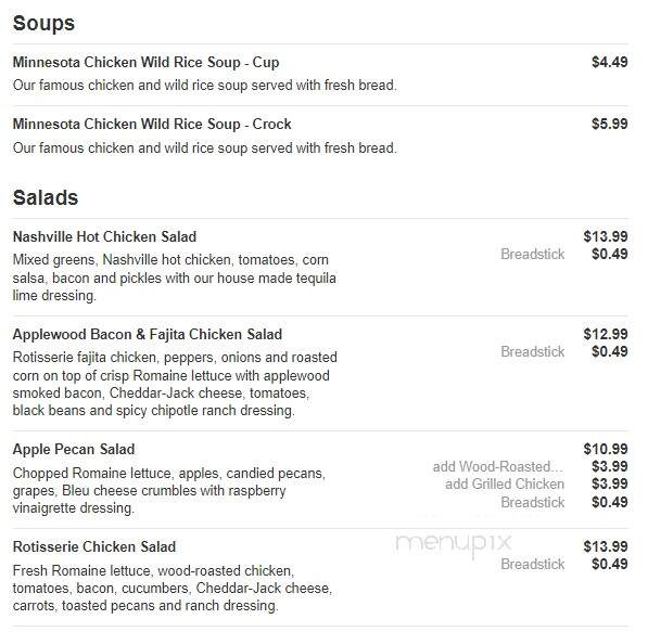 Grizzly's Grill N' Saloon - Willmar, MN menu_pic