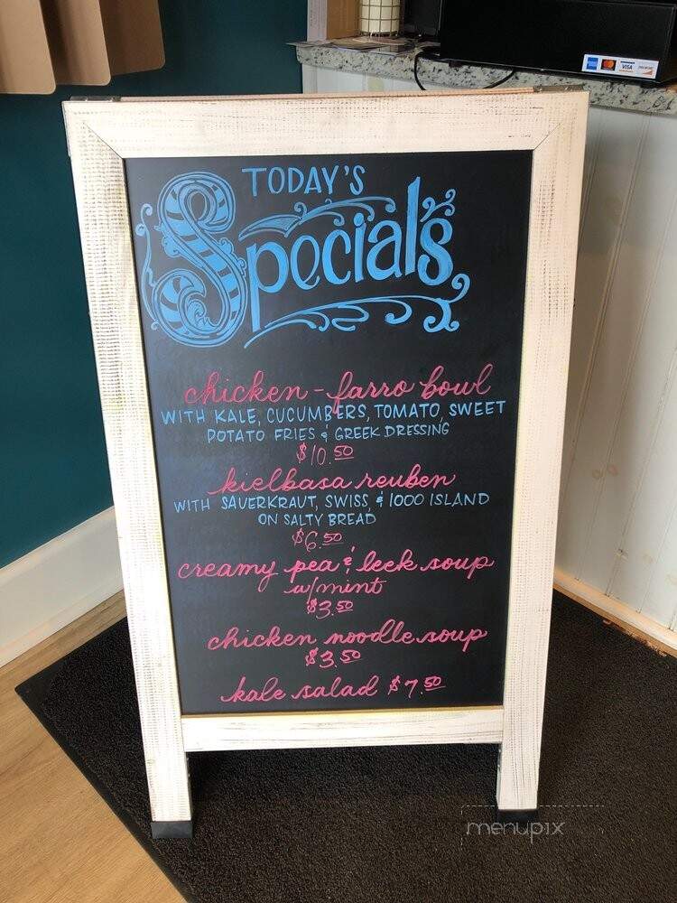 Sarah's On Main - Wheeling, WV menu_pic