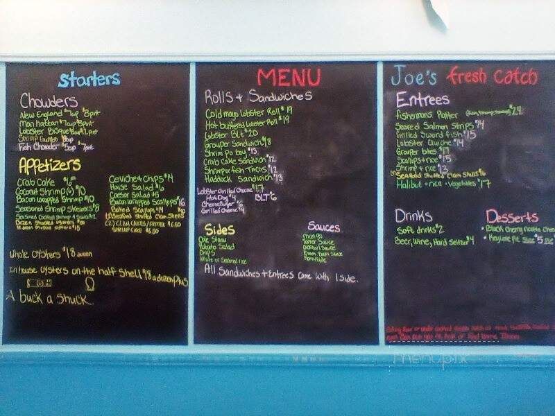 Joe's Fresh Catch - Estero, FL menu_pic
