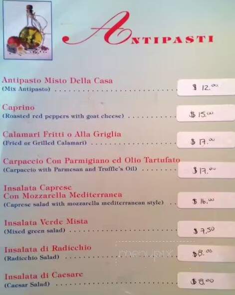 L'Antipasto Ristorante - Vaughan, ON menu_pic