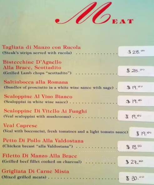 L'Antipasto Ristorante - Vaughan, ON menu_pic