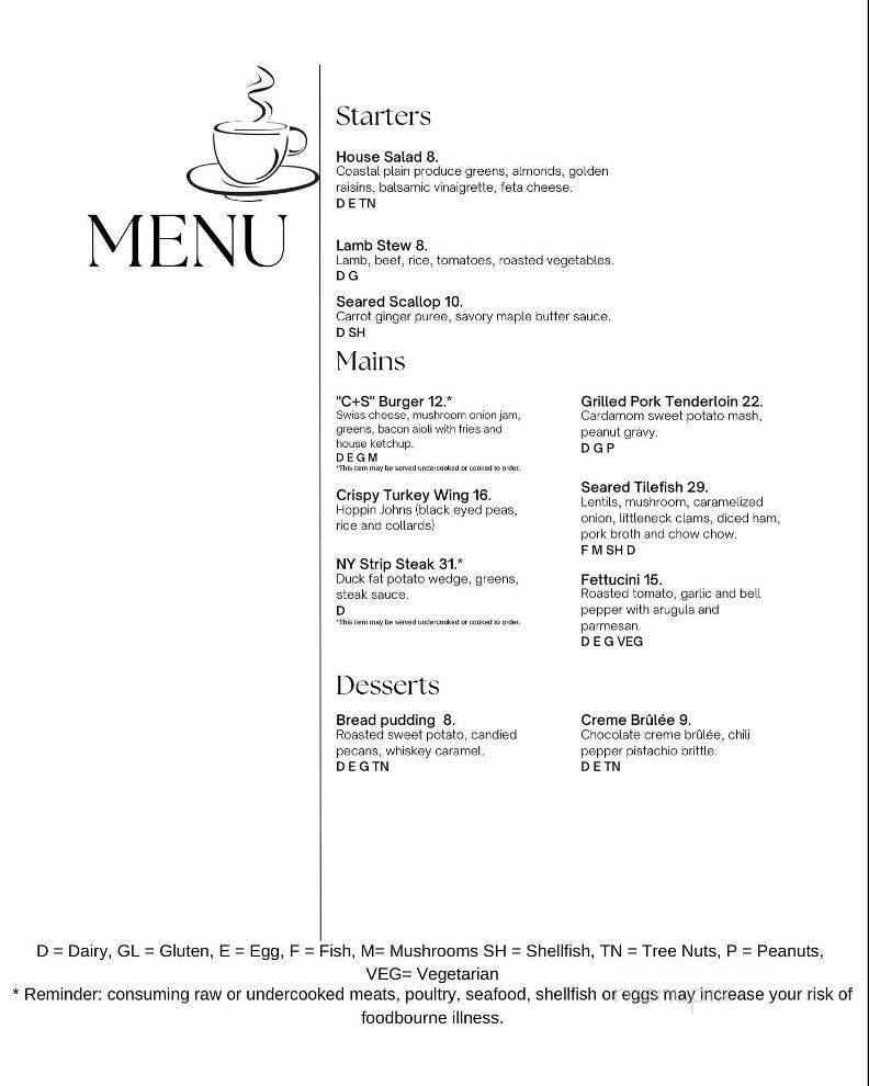 Coffee + Spice - Greenville, NC menu_pic