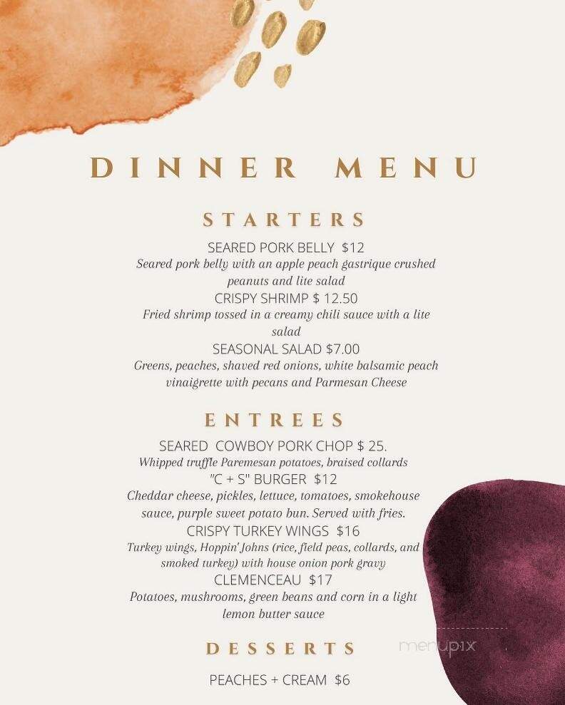 Coffee + Spice - Greenville, NC menu_pic