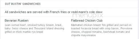 Redd Dawg's All Star Clubhouse - Belle Vernon, PA menu_pic