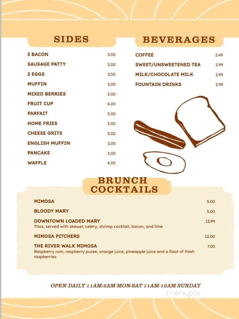 Southern River Walk Bar&Grill - St. Marys, GA menu_pic