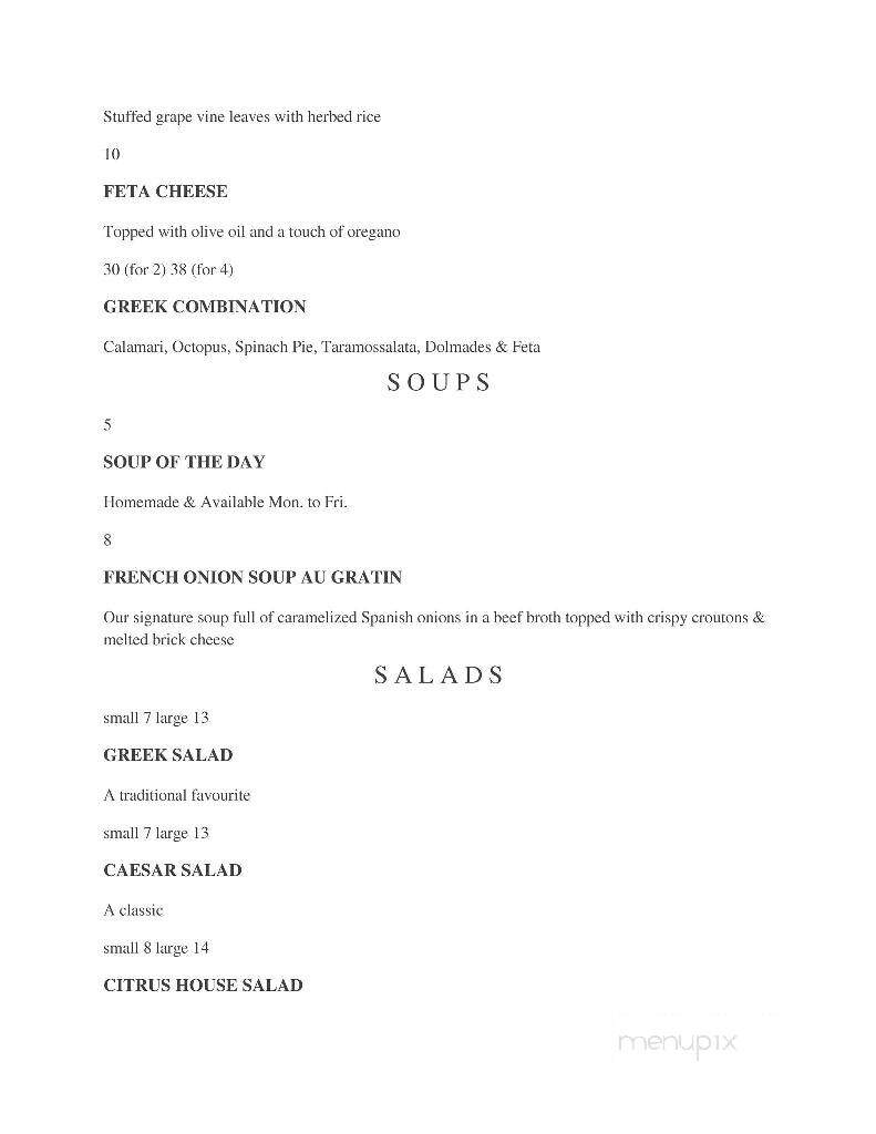 Mr. Prime Rib - Greater Sudbury, ON menu_pic
