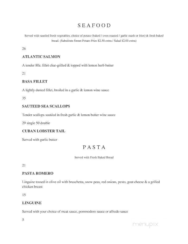 Mr. Prime Rib - Greater Sudbury, ON menu_pic