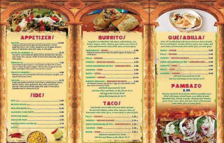 Casa Burrito - Altus, OK menu_pic
