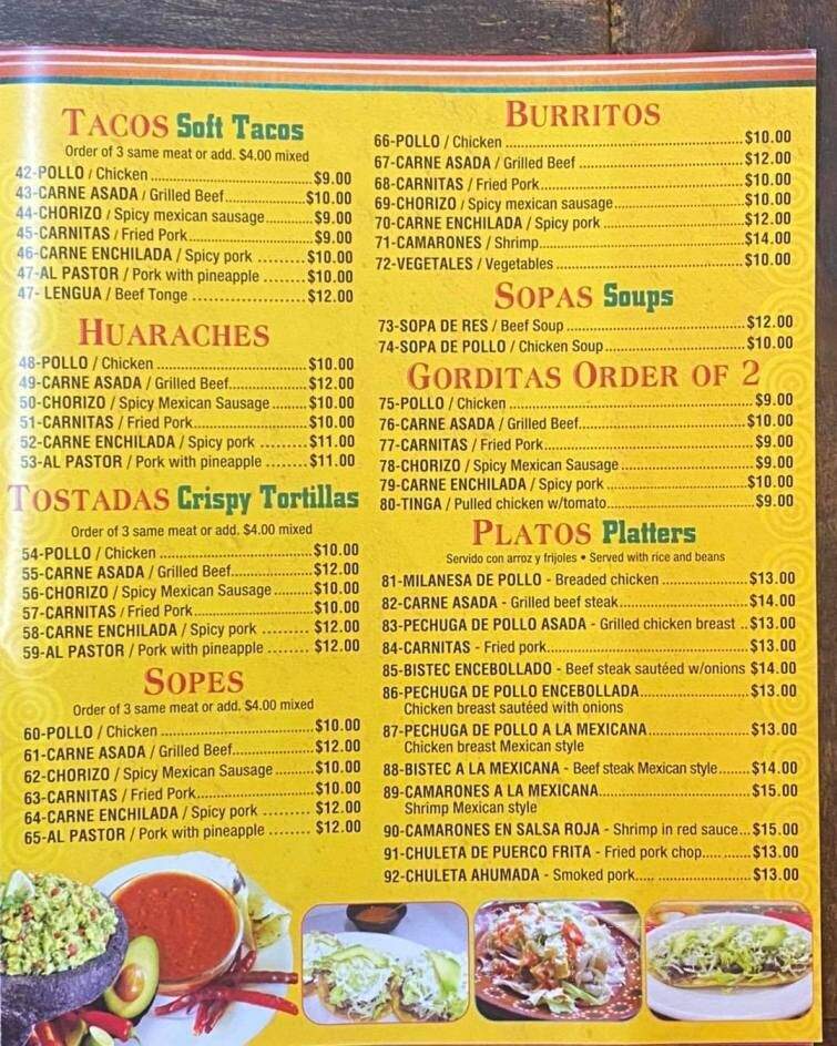 Don Gabriel - Liberty, NY menu_pic