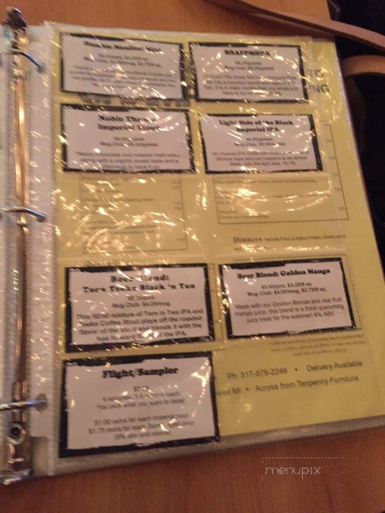 Eternity Brewing Company - Howell, MI menu_pic