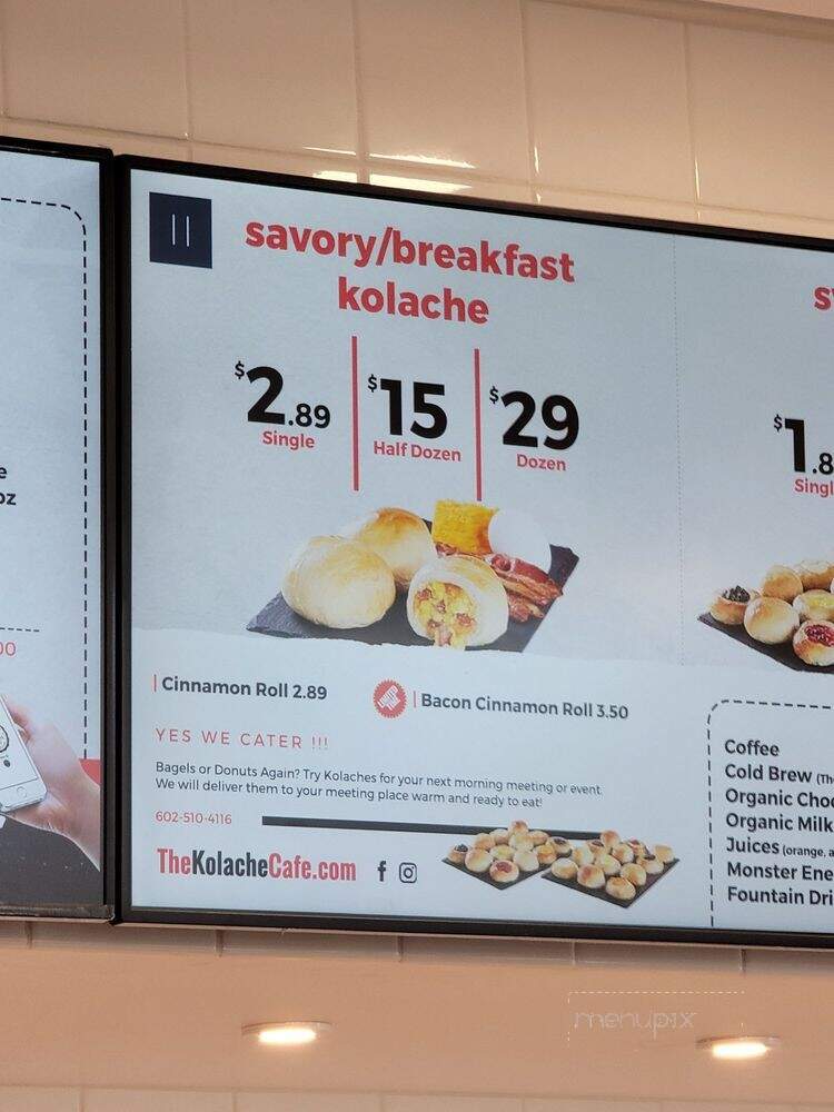 The Kolache Cafe - Phoenix, AZ menu_pic