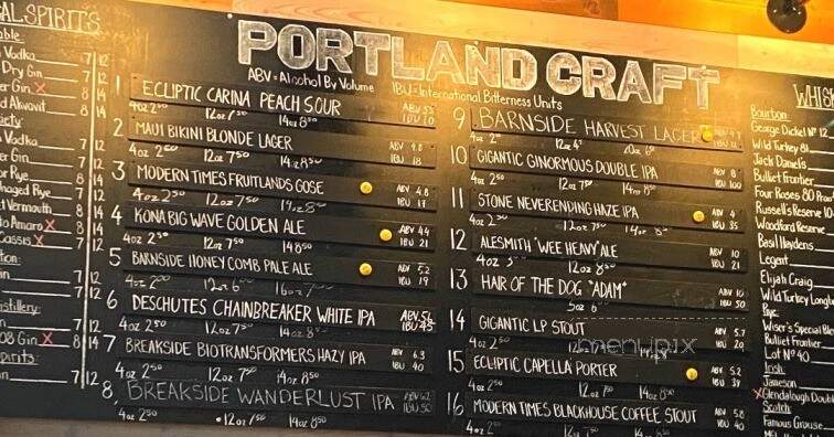 Barnside Brewing - Delta, BC menu_pic