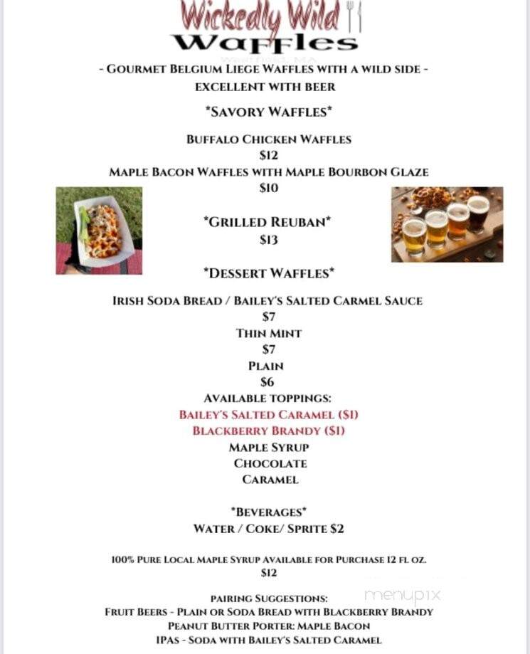 Tin Bridge Brewing Co. - Westfield, MA menu_pic