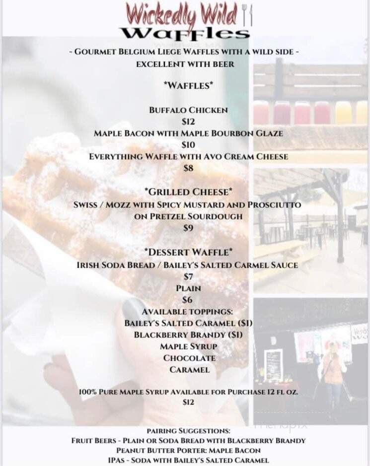 Tin Bridge Brewing Co. - Westfield, MA menu_pic
