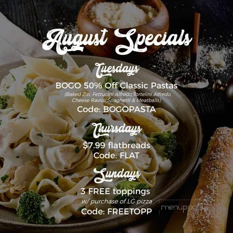 Pat's Select Pizza Grill - Pasadena, MD menu_pic