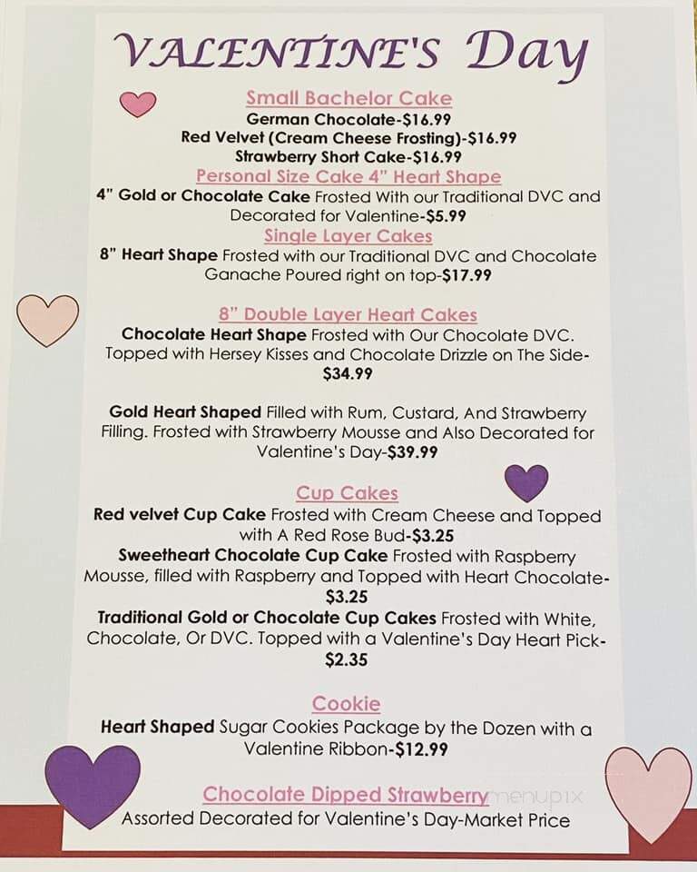 Dutch Kitchen Bake Shop - Fitchburg, MA menu_pic