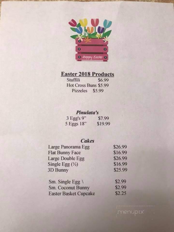 Dutch Kitchen Bake Shop - Fitchburg, MA menu_pic