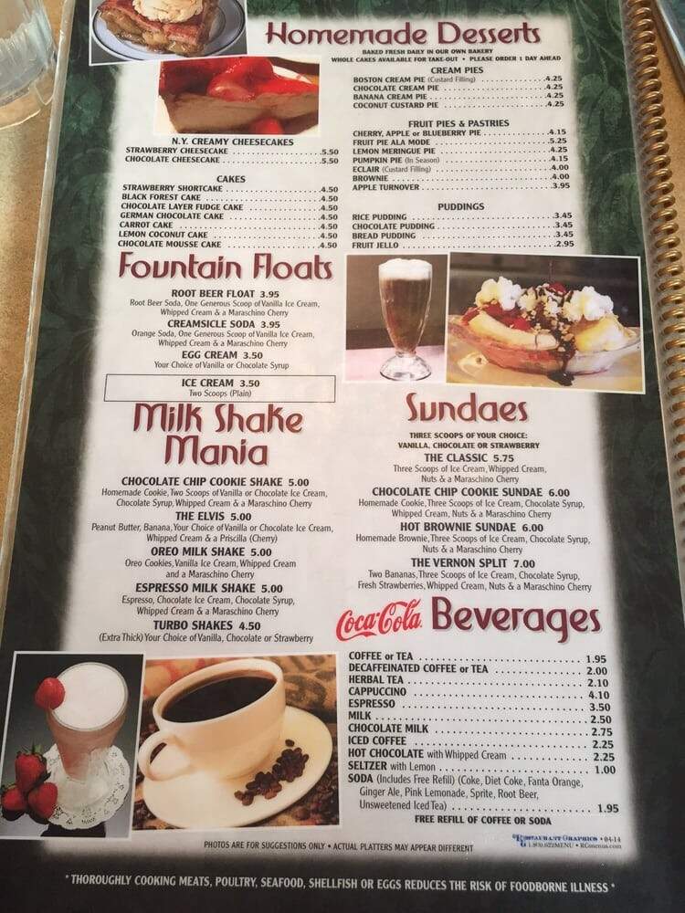Sage Diner - Onley, VA menu_pic